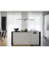 Violino Pendant Ceiling Light Matt Black LED 3000K-8