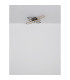 Dakari Integrated LED Semi Flush Ceiling Light Matt Black Gold 2x LED 3000K-8