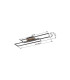 Dakari 80x60cm Integrated LED Semi Flush Ceiling Light Matt Black 2x LED 3000K-10