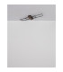 Dakari 100x25cm Integrated LED Semi Flush Ceiling Light Matt Black 2x LED 3000K-7