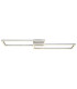 Salmos Integrated LED Semi Flush Ceiling Light Silver Grey 2x LED Dimmable 2700-6500K Remote Control Timer-3