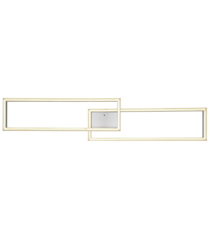 Salmos Integrated LED Semi Flush Ceiling Light Silver Grey 2x LED Dimmable 2700-6500K Remote Control Timer-4