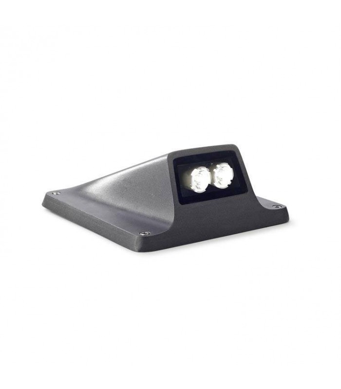 LED 1 Light Outdoor Lamp Urban Grey IP65 - 1