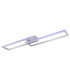 Salmos Integrated LED Semi Flush Ceiling Light Silver Grey 2x LED Dimmable 2700-6500K Remote Control Timer-9