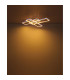 Salmos Integrated LED Semi Flush Ceiling Light Silver Grey 2x LED Dimmable 2700-6500K Remote Control Timer-16