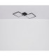 Maxxy Integrated LED Semi Flush Ceiling Light Matt Black 2x LED 3000K-9