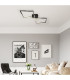 Maxxy Integrated LED Semi Flush Ceiling Light Matt Black 2x LED 3000K-10