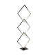 Maxxy LED Integrated Floor Lamp Matt Black 3x LED 3000K-1