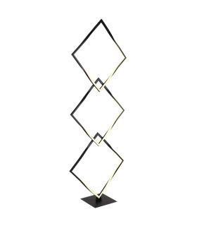 Maxxy LED Integrated Floor Lamp Matt Black 3x LED 3000K-1