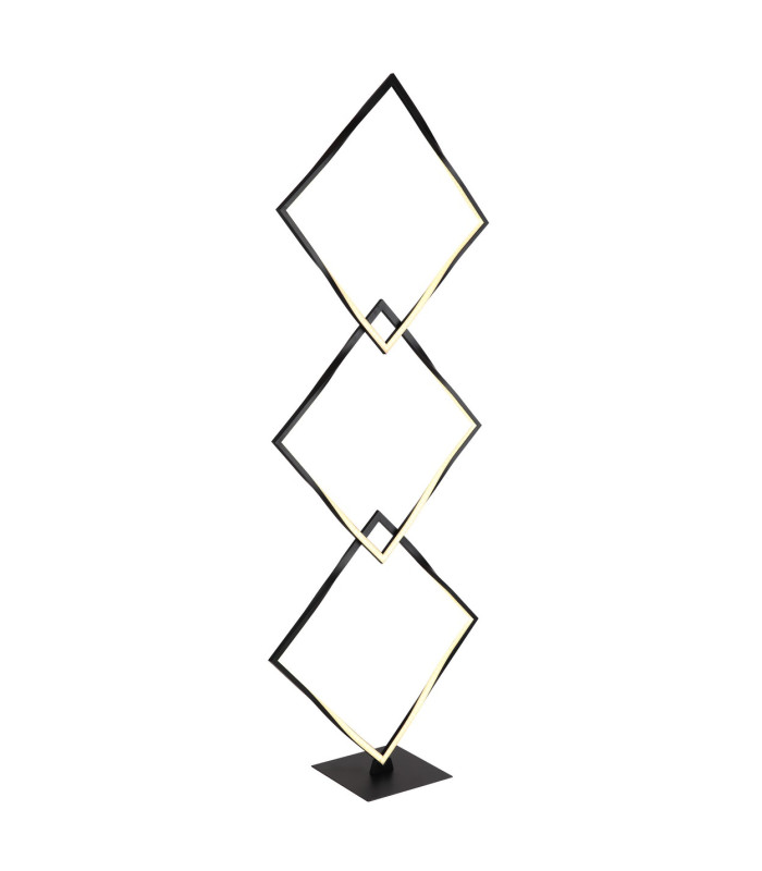 Maxxy LED Integrated Floor Lamp Matt Black 3x LED 3000K-1