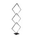 Maxxy LED Integrated Floor Lamp Matt Black 3x LED 3000K-2