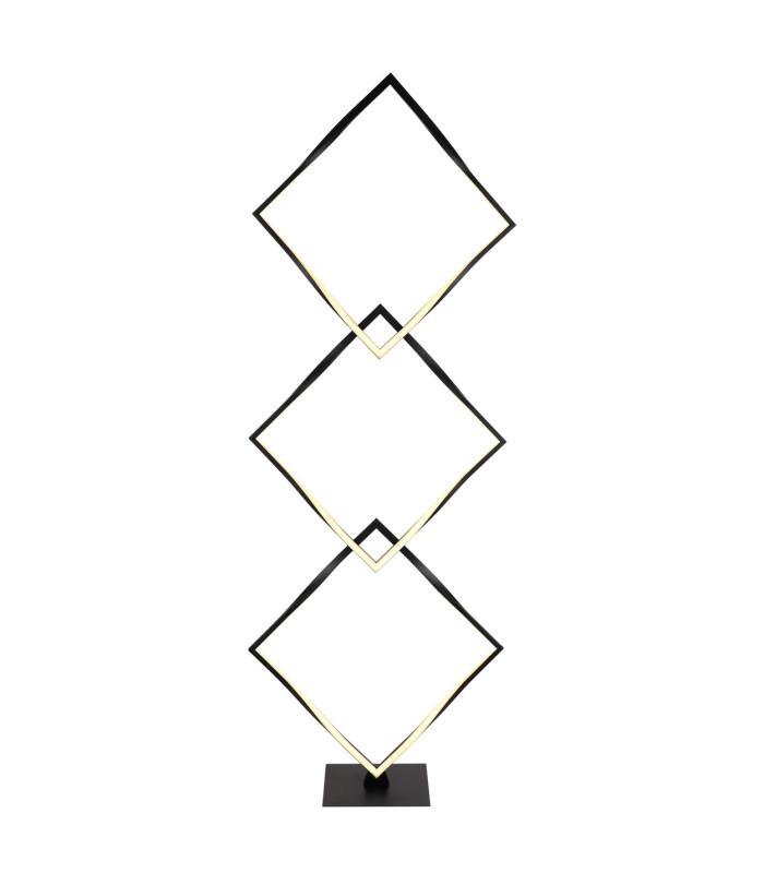Maxxy LED Integrated Floor Lamp Matt Black 3x LED 3000K-3