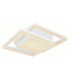 Squares Integrated LED Semi Flush Ceiling Light White 2x LED Dimmable 3000-6000K Remote Control Timer Tuya Smart-1