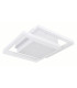 Squares Integrated LED Semi Flush Ceiling Light White 2x LED Dimmable 3000-6000K Remote Control Timer Tuya Smart-2