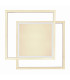 Squares Integrated LED Semi Flush Ceiling Light White 2x LED Dimmable 3000-6000K Remote Control Timer Tuya Smart-4