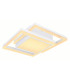 Squares Integrated LED Semi Flush Ceiling Light White 2x LED Dimmable 3000-6000K Remote Control Timer Tuya Smart-6