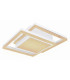 Squares Integrated LED Semi Flush Ceiling Light White 2x LED Dimmable 3000-6000K Remote Control Timer Tuya Smart-8