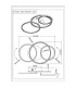Kendy Integrated LED Semi Flush Ceiling Light Nickel Matt 3x LED 3000K-7