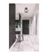Kamilla Integrated LED Semi Flush Ceiling Light Matt Black 2x LED 3000K-5