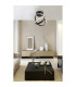 Kamilla Integrated LED Semi Flush Ceiling Light Matt Black 2x LED 3000K-6