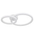 Adda Integrated LED Semi Flush Ceiling Light White Matt 2x LED 3000K-2