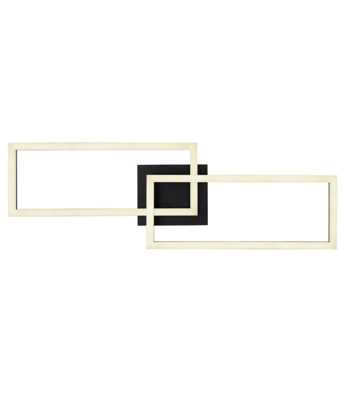 Tatjana Integrated LED Semi Flush Ceiling Light Matt Black 2x LED Dimmable 2700-6000K Remote Control Timer-4