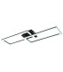 Tatjana Integrated LED Semi Flush Ceiling Light Matt Black 2x LED Dimmable 2700-6000K Remote Control Timer-7