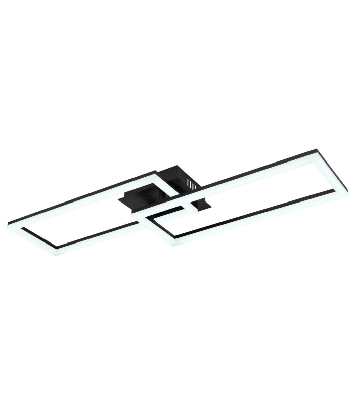 Tatjana Integrated LED Semi Flush Ceiling Light Matt Black 2x LED Dimmable 2700-6000K Remote Control Timer-7