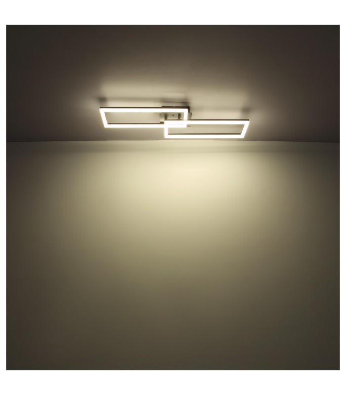 Tatjana Integrated LED Semi Flush Ceiling Light Matt Black 2x LED Dimmable 2700-6000K Remote Control Timer-8