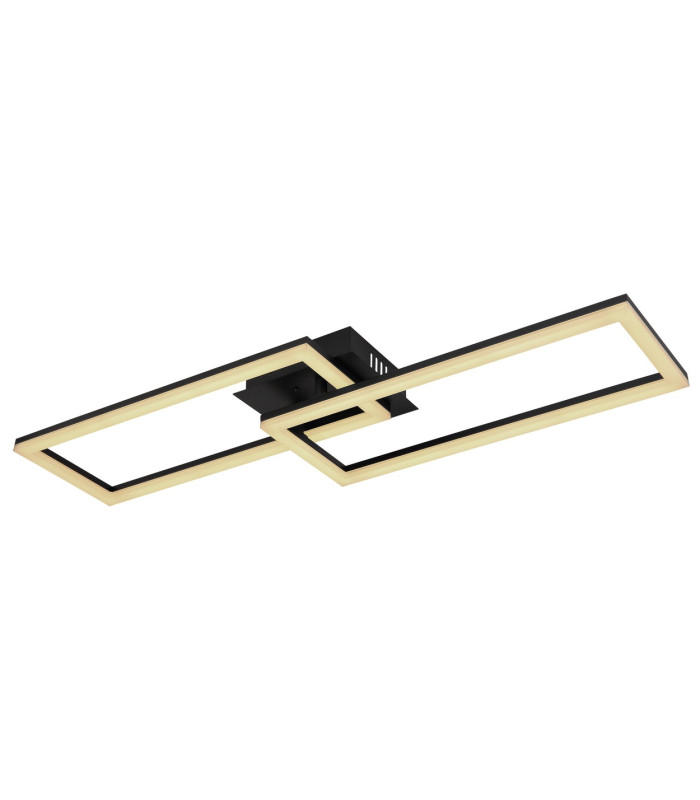Tatjana Integrated LED Semi Flush Ceiling Light Matt Black 2x LED Dimmable 2700-6000K Remote Control Timer-13