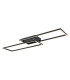 Tatjana Integrated LED Semi Flush Ceiling Light Matt Black 2x LED 3000-6500K-1