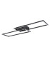 Tatjana Integrated LED Semi Flush Ceiling Light Matt Black 2x LED 3000-6500K-2