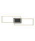 Tatjana Integrated LED Semi Flush Ceiling Light Matt Black 2x LED 3000-6500K-4