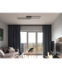 Tatjana Integrated LED Semi Flush Ceiling Light Matt Black 2x LED 3000-6500K-8