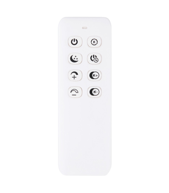Rubio Integrated LED Semi Flush Ceiling Light Grey 5x LED Dimmable 2700-6000K Remote Control-7