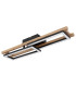 Illa Integrated LED Semi Flush Ceiling Light Matt Black 2x LED 3000K-2