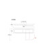 Illa Integrated LED Semi Flush Ceiling Light Matt Black 2x LED 3000K-11
