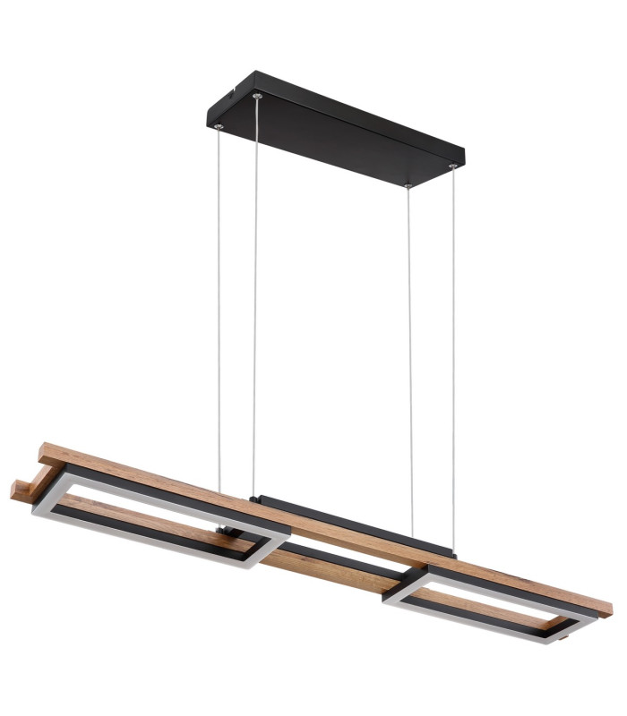Illa Pendant Ceiling Light Matt Black 3x LED 3000K-2