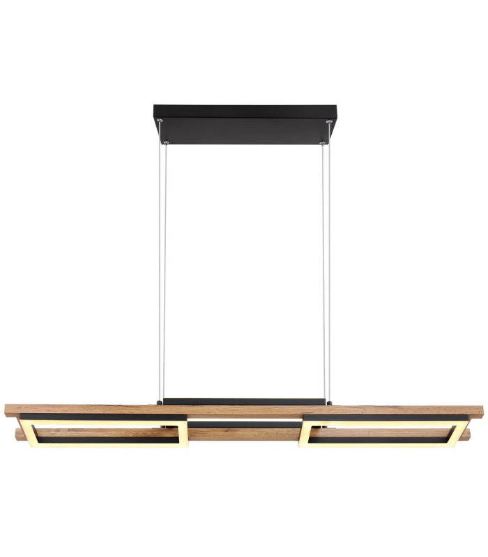Illa Pendant Ceiling Light Matt Black 3x LED 3000K-3