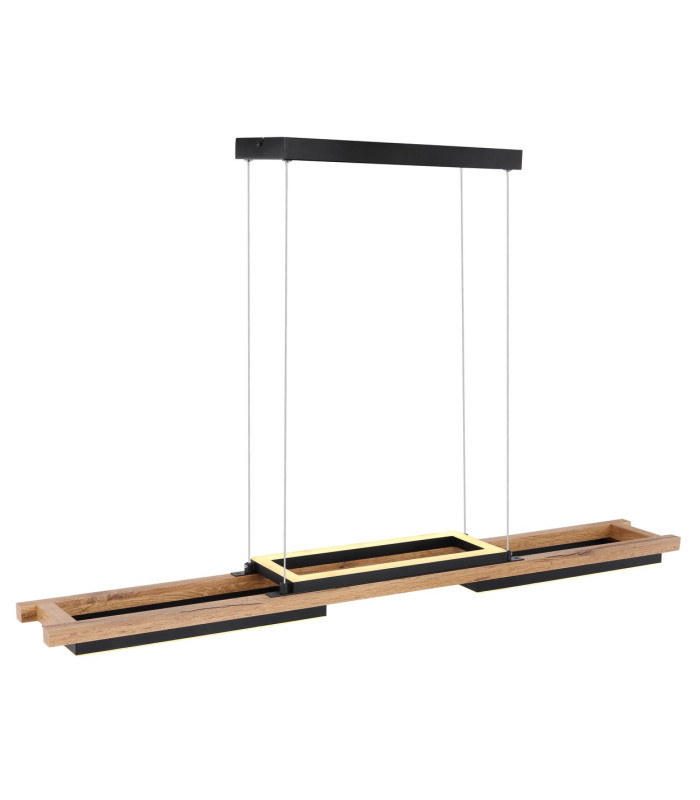 Illa Pendant Ceiling Light Matt Black 3x LED 3000K-5