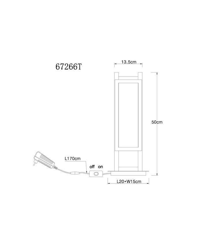 Illa Integrated LED Table Lamp Matt Black LED 3000K-10