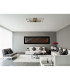 Kendra 60x15cm Integrated LED Semi Flush Ceiling Light Matt Black 2x LED 3000K-10