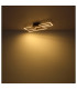 Kendra 80x20cm Integrated LED Semi Flush Ceiling Light Matt Black 2x LED 3000K-7