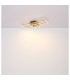 Kendra 80x20cm Integrated LED Semi Flush Ceiling Light Matt Black 2x LED 3000K-8