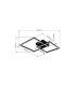 Tyler Integrated LED Semi Flush Ceiling Light Matt Black 2x LED 3000K-11