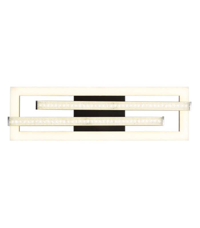 Highway Integrated LED Semi Flush Ceiling Light Matt Gold 2x LED 4000K-4