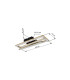 Highway Integrated LED Semi Flush Ceiling Light Matt Gold 2x LED 4000K-11