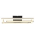 Highway Integrated LED Semi Flush Ceiling Light Matt Silver 2x LED 4000K-3