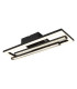 Highway Integrated LED Semi Flush Ceiling Light Matt Black 2x LED 4000K-1