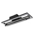 Highway Integrated LED Semi Flush Ceiling Light Matt Black 2x LED 4000K-2